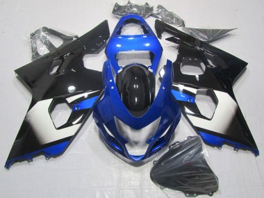Buy 2004-2005 Blue White Black Suzuki GSXR 600 Motorcycle Fairings UK