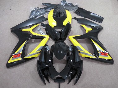 Buy 2006-2007 Yellow Grey Black Suzuki GSXR 600 Motorcycle Fairings UK