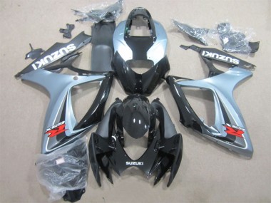 Buy 2006-2007 Grey Glossy Black Suzuki GSXR 600 Motorcycle Fairings UK