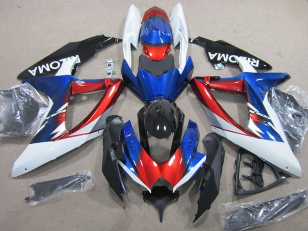 2008-2010 White Red Blue Black Rizoma Suzuki GSXR 600 Motorcycle Fairings UK