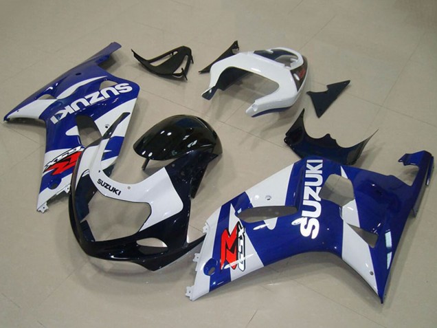 2001-2003 Blue White Suzuki GSXR 750 Motorcycle Fairings UK