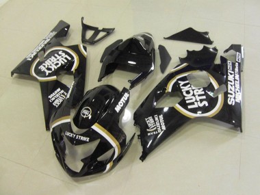 Buy 2004-2005 Glossy Black White Lucky Strike Motul Suzuki GSXR 750 Motorcycle Fairings UK