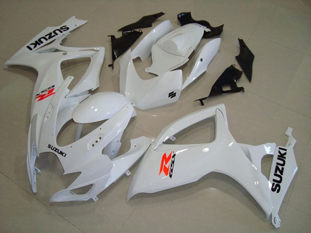 2006-2007 White Suzuki GSXR 750 Motorcycle Fairings UK