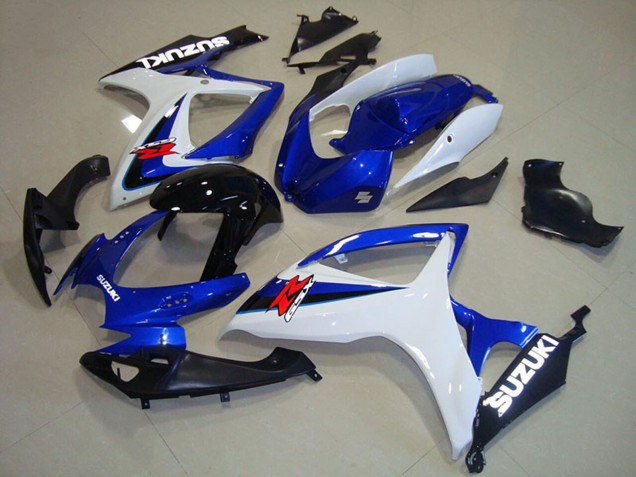 2006-2007 White Blue Glossy Black Red Suzuki GSXR 750 Motorcycle Fairings UK