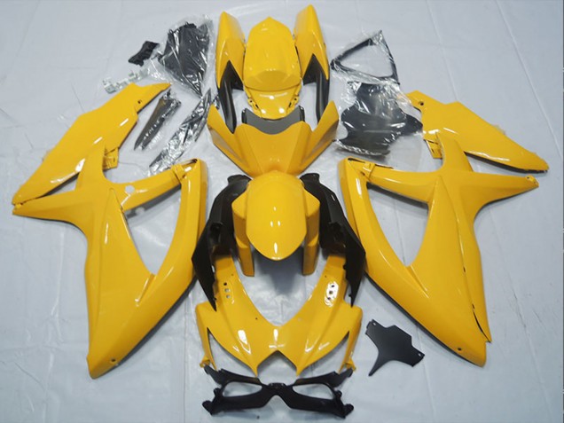 2008-2010 Yellow Suzuki GSXR 750 Motorcycle Fairings UK
