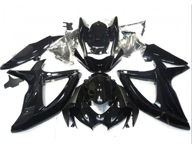 2008-2010 Glossy Black Suzuki GSXR 750 Motorcycle Fairings UK