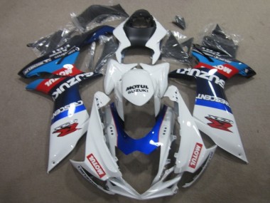 Buy 2011-2024 White Blue Motul Suzuki GSXR 750 Motorcycle Fairings UK