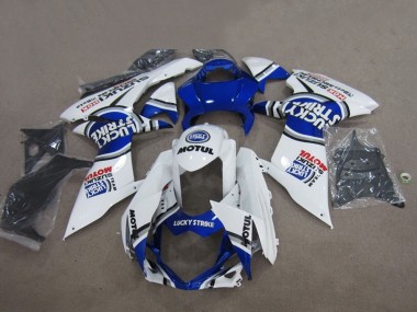 Buy 2011-2024 White Lucky Strike Motul Suzuki GSXR 750 Motorcycle Fairings UK