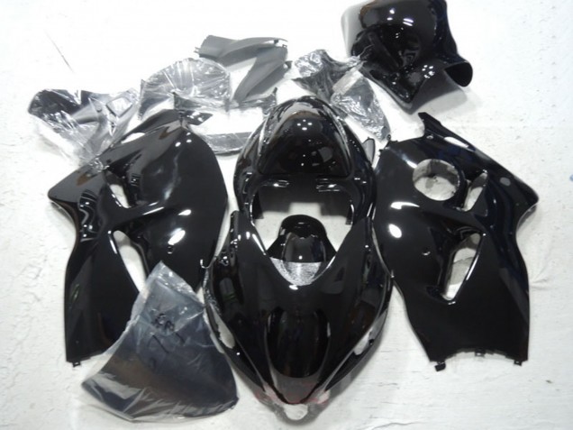 1996-2007 Glossy Black Suzuki GSXR 1300 Hayabusa Motorcycle Fairings UK