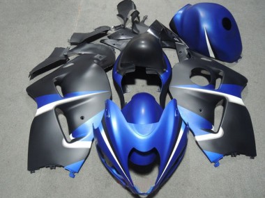 Buy 1996-2007 Blue White Matte Black Suzuki GSXR 1300 Hayabusa Motorcycle Fairings UK