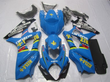 Buy 2007-2008 Blue Gold Black Rizla Suzuki GSXR 1000 Bike Fairings UK