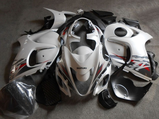 2008-2020 White Black Suzuki GSXR 1300 Hayabusa Motorcycle Fairing UK