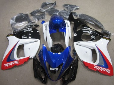 Buy 2008-2020 White Blue Red Makita Suzuki GSXR 1300 Hayabusa Motorcycle Fairings UK