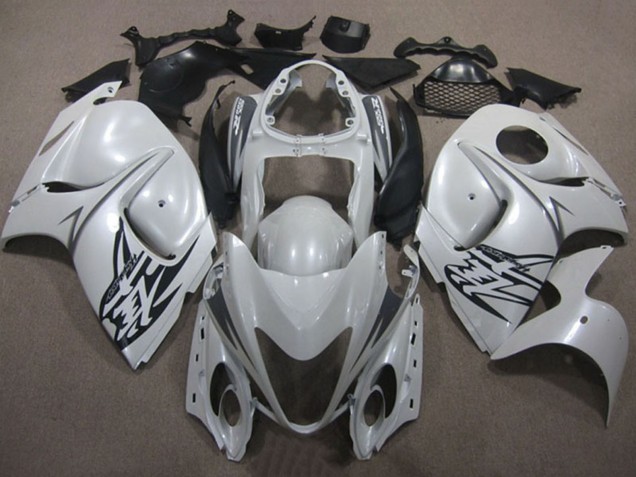 2008-2020 White Black Suzuki GSXR 1300 Hayabusa Motorcycle Fairings UK