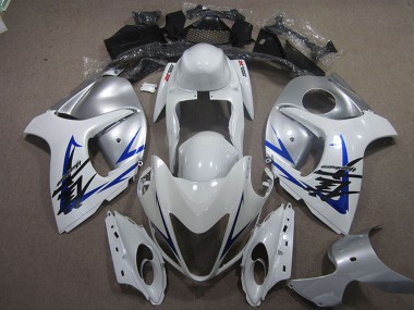 Buy 2008-2020 White Blue Suzuki GSXR 1300 Hayabusa Motorcycle Fairing UK