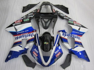 Buy 2000-2001 White Blue Black Red Fimer Sterilgarda Yamaha YZF R1 Motorcycle Fairings UK