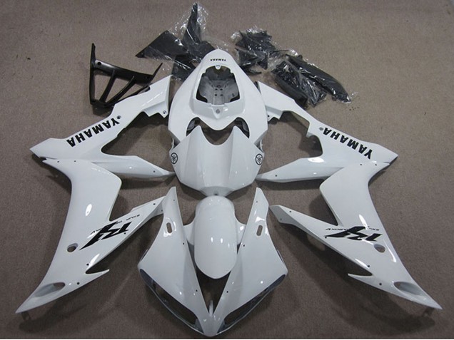 2004-2006 White Black Decal Yamaha YZF R1 Motorcycle Fairings UK