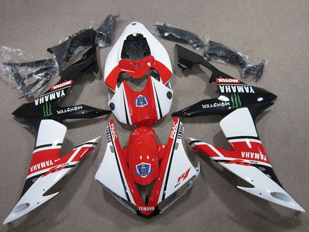 2004-2006 White Red Black Green Motul Monster Yamaha YZF R1 Motorcycle Fairings UK