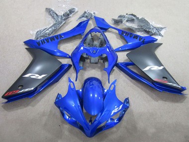 Buy 2007-2008 Blue Matte Black Yamaha YZF R1 Motorcycle Fairings UK