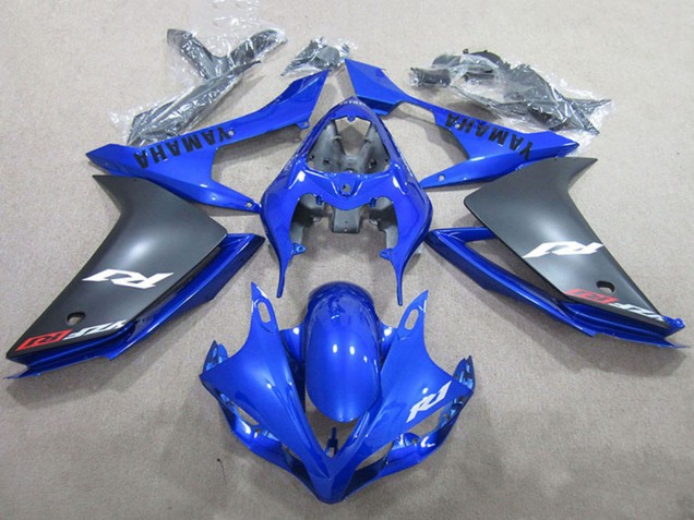 2007-2008 Blue Matte Black Yamaha YZF R1 Motorcycle Fairings UK