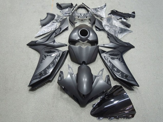 2007-2008 Matte Black Yamaha YZF R1 Motorcycle Fairings UK