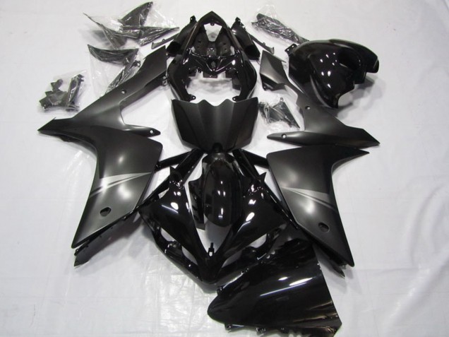 2007-2008 Glossy Black Matte Black Yamaha YZF R1 Motorcycle Fairing UK