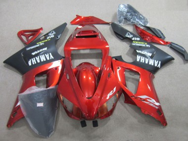Buy 2009-2011 Red Matte Black Yamaha YZF R1 Motorcycle Fairing UK