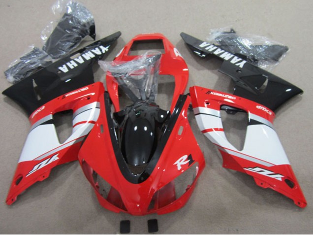 2009-2011 Red White Black Yamaha YZF R1 Motorcycle Fairings UK