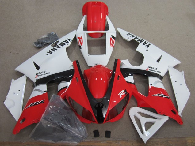 2009-2011 White Red Black Yamaha YZF R1 Motorcycle Fairing UK