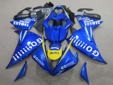 Buy 2009-2011 Blue Yellow White Go Yamaha YZF R1 Motorcycle Fairings UK
