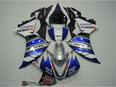 Buy 2012-2014 Blue Silver White Black Green Monster IVECO Yamalube ENEOS Semakin Didepan Yamaha YZF R1 Motorcycle Fairings UK