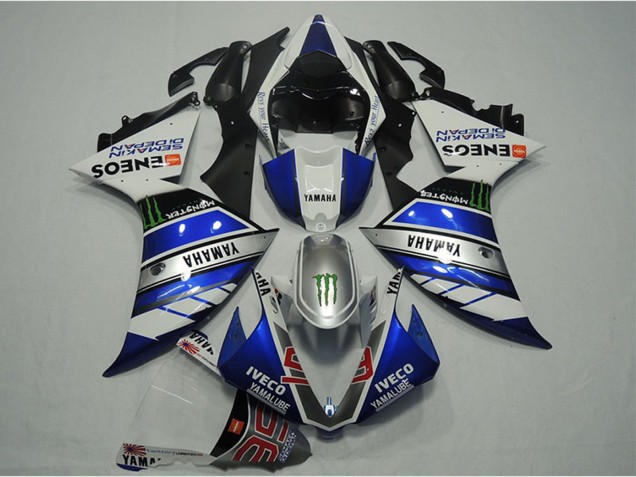 2012-2014 Blue Silver White Black Green Monster IVECO Yamalube ENEOS Semakin Didepan Yamaha YZF R1 Motorcycle Fairings UK