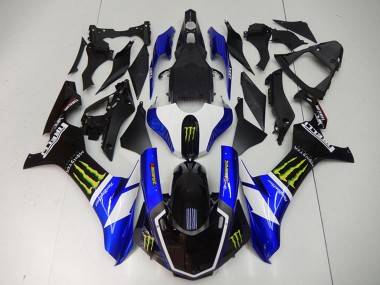 Buy 2015-2019 Blue White Glossy Black Green Monster Yamaha YZF R1 Motorcycle Fairings UK