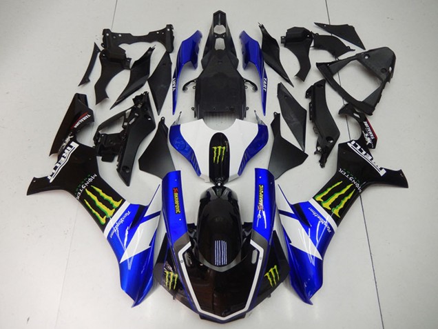 2015-2019 Blue White Glossy Black Green Monster Yamaha YZF R1 Motorcycle Fairings UK