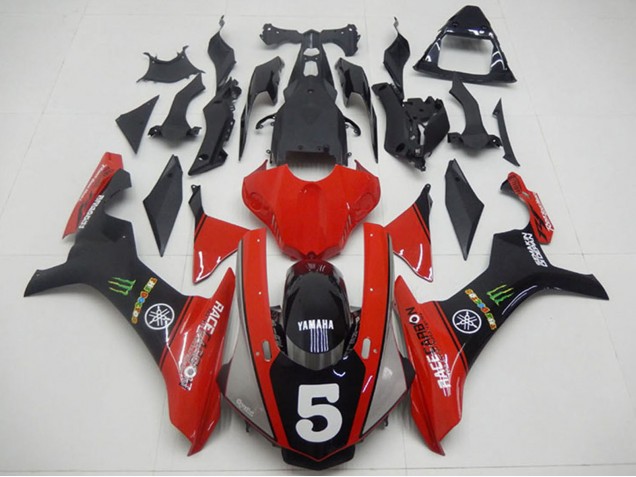 2015-2019 Red Black Green Monster 5 Yamaha YZF R1 Motorcycle Fairings UK