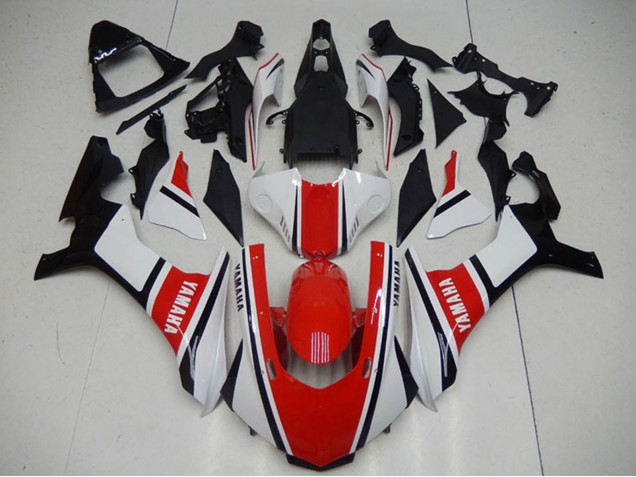 2015-2019 White Red Black Yamaha YZF R1 Motorcycle Fairings UK