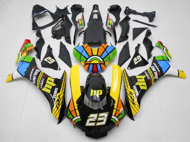 2015-2019 Yellow Red Blue Green HP Color Wheel 23 Yamaha YZF R1 Motorcycle Fairings UK