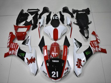Buy 2015-2019 White Red Glossy Black Green Monster Motul YSP Yamaha YZF R1 Motorcycle Fairings UK