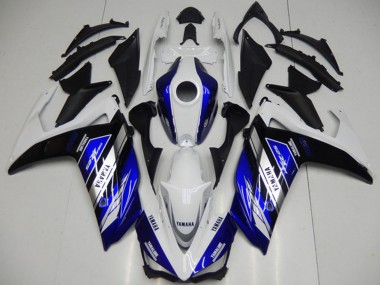 Buy 2015-2018 White Blue Black Yamalube Yamaha YZF R3 Motorcycle Fairings UK