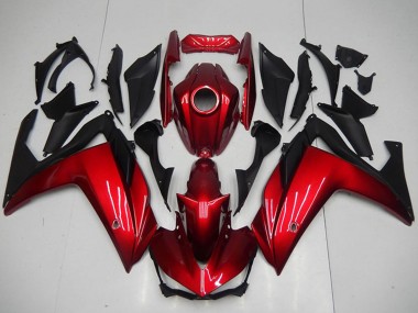 Buy 2015-2018 Red Matte Black Yamaha YZF R3 Motorcycle Fairings UK