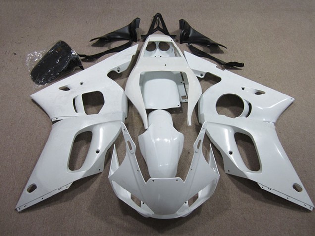 1998-2002 White Yamaha YZF R6 Motorcycle Fairings UK