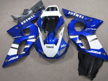 Buy 1998-2002 White Blue Yamaha YZF R6 Motorcycle Fairings UK