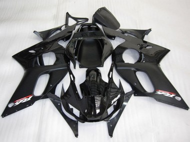 Buy 1998-2002 Glossy Black Matte Black Yamaha YZF R6 Motorcycle Fairing UK
