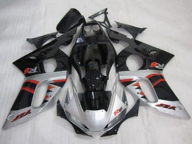 Buy 1998-2002 Silver Red Glossy Black Yamaha YZF R6 Motorcycle Fairings UK
