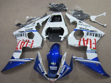 Buy 2003-2004 White Blue Red Fiat Motul Yamaha YZF R6 Motorcycle Fairings UK