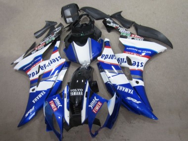 Buy 2006-2007 White Blue Red Sterilgarda Volvo Fimer Yamaha YZF R6 Motorcycle Fairings UK