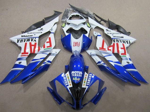 2008-2016 White Blue Red Fiat Motul Michelin 46 Yamaha YZF R6 Motorcycle Fairings UK
