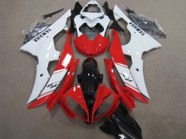 Buy 2008-2016 White Red Glossy Black Yamaha YZF R6 Abs Fairings UK