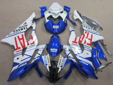 Buy 2008-2016 White Blue Red Motul Fiat Yamaha YZF R6 Motorcycle Fairings UK