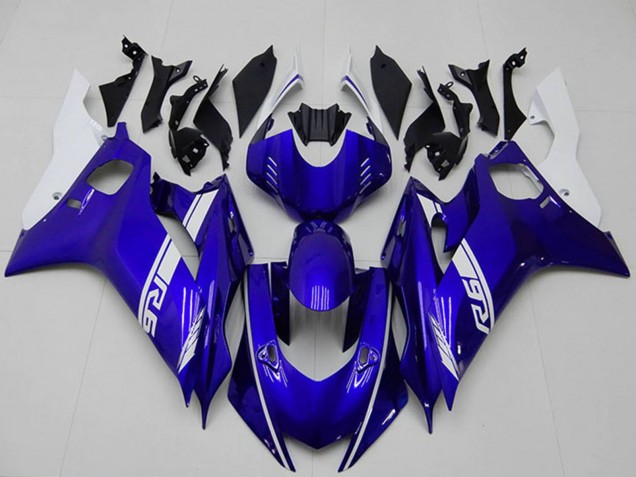 2017-2023 White Blue Yamaha YZF R6 Motorcycle Fairings UK